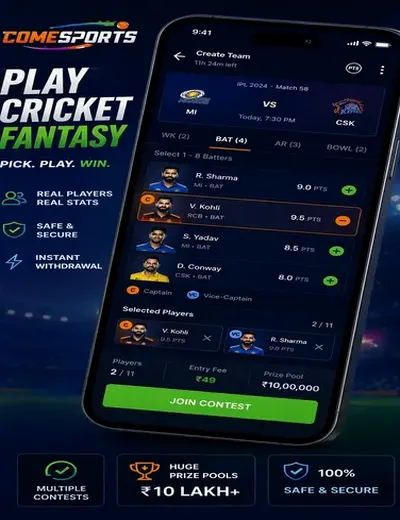 Willbet777 (will bet) fantasy cricket & matchday visual 2